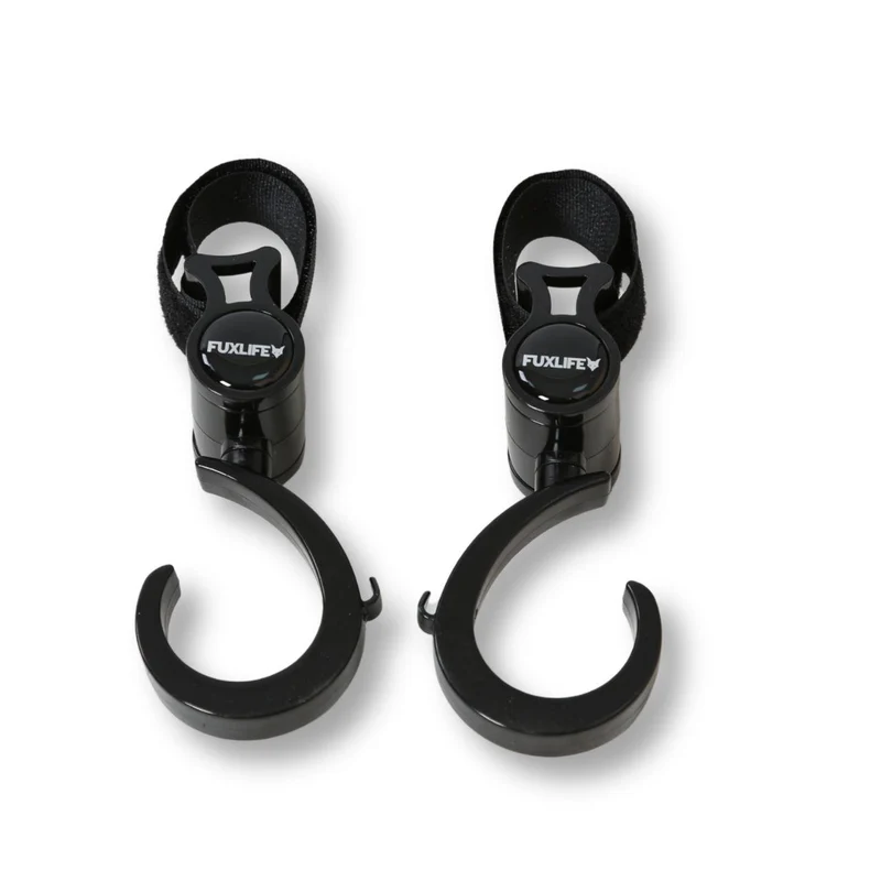 B-WARE Set di 2 ganci universali per carrello da tronchi FUXTEC