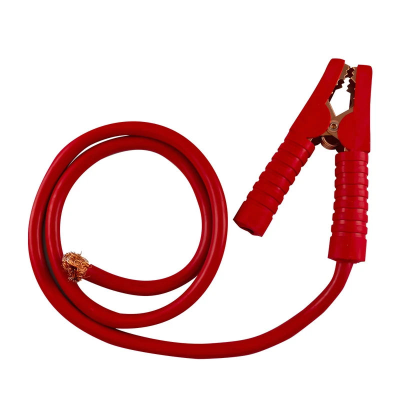 CAVO DI AVVIAMENTO ROSSO PER CARICARE LA BATTERIA CON UN MORSETTO ALLESTREMITÀ PER RIF. 53687 14758 JBM