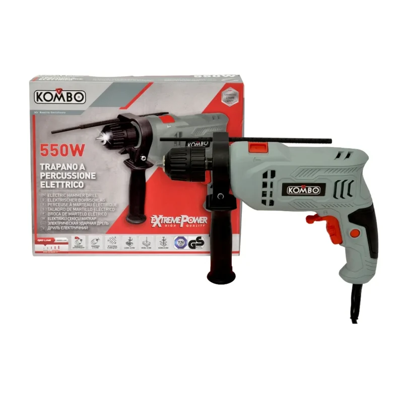 Trapano Elettrico a Percussione 550W | KOMBO
