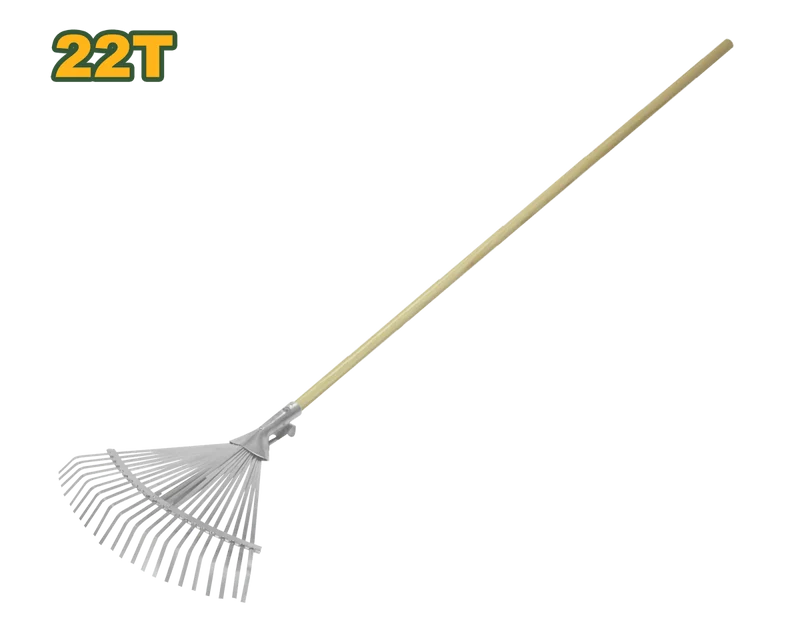 Rastrello a Ventaglio Regolabile Jadever 22 Denti in Acciaio