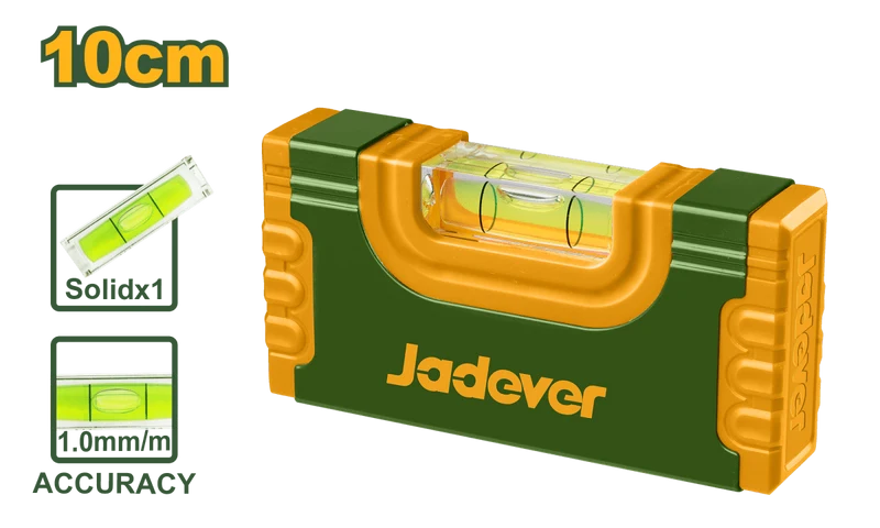 Fiala Livella Acrilica Jadever 10 cm Antiurto Alta Precisione