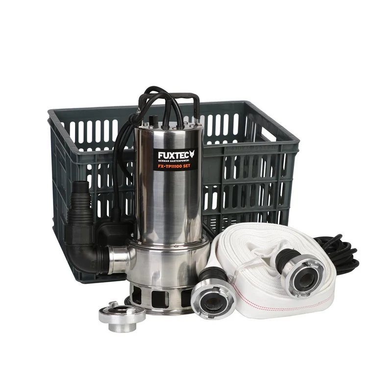 B-WARE Pompa a immersione / sommersa 1100W FUXTEC TP11100 - 15000 l/h SET