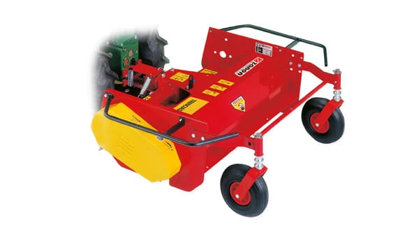 Trinciaerba per motocoltivatore con attacco presa di forza TSM 600 da 62cm con peso di 88Kg.