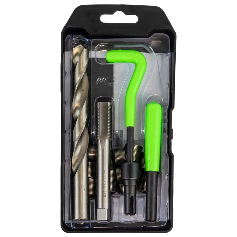 SET DI RIPARAZIONE FILETTI CON INSERTI HELICOIL M14X1,25 53041 JBM