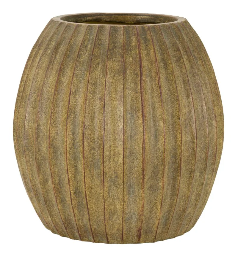 Vaso Breeze Ø32x32,5 cm in Mgo Verde sporco