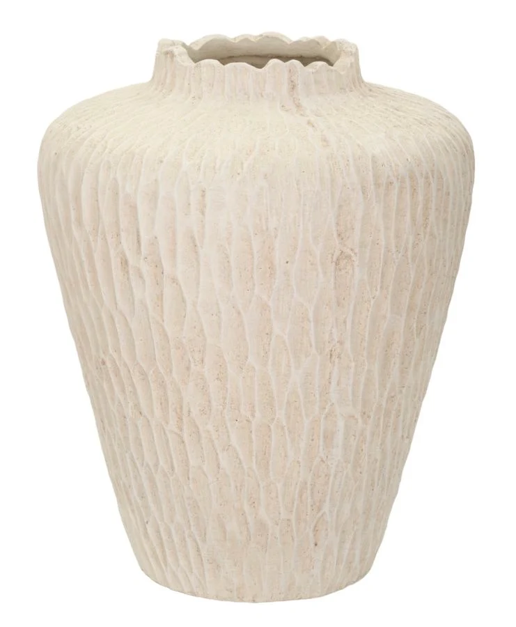 Vaso Shade Ø32x40 cm in Mgo Crema