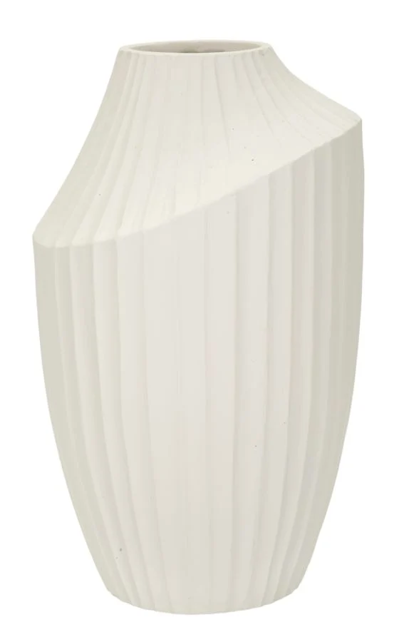 Vaso Ice Ø22,5x38 cm in Mgo Crema