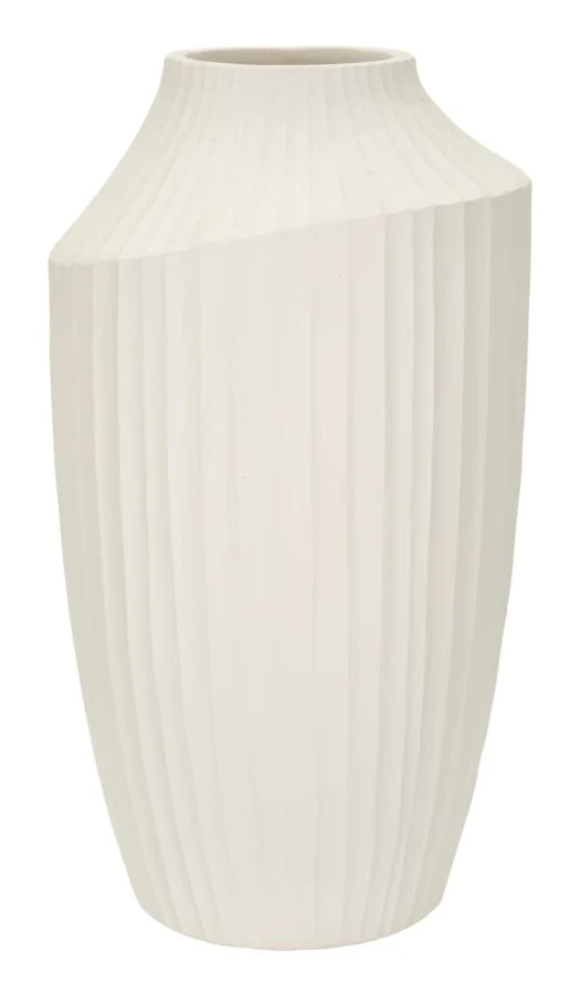 Vaso Ice Ø28,5x50,5 cm in Mgo Crema