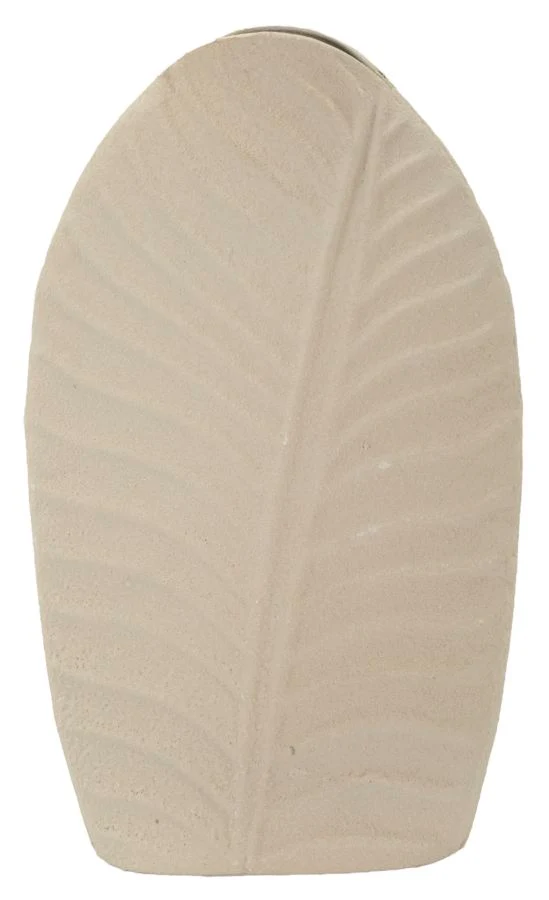 Vaso Dune Tall 18x9,5x29,5 cm in Ferro Crema
