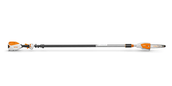Potatore a batteria telescopico Stihl HTA 86 per uso professionale.