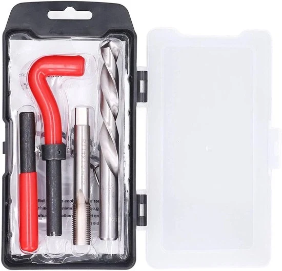 Set di riparazione a filo HSS senza ossidazione M14x1.5 Helicoil - Set di inizio con metriche con attrezzo di rotazione di guasto