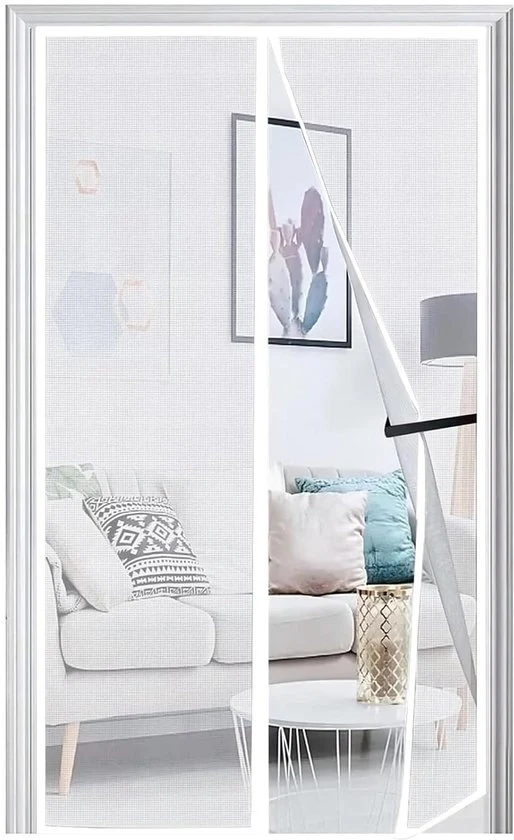 Parasole Magnetico - Insecto Magnetico - 1 pezzo - Bianco - 120 x 220 cm