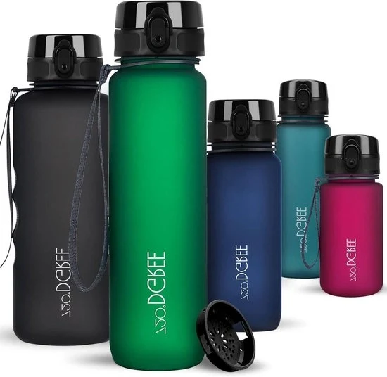 Otturatore 1L - Lekprivo, Riciclabile, BPA-Privo - Sportwater 1L per Attività All'aperto