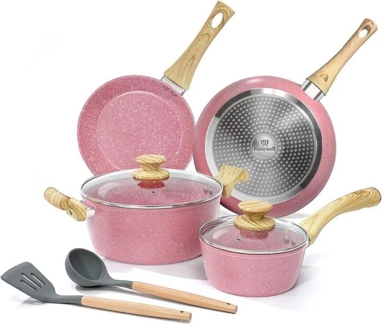 Set di pentole antiaderenti - 4 pezzi - pentole inductive
