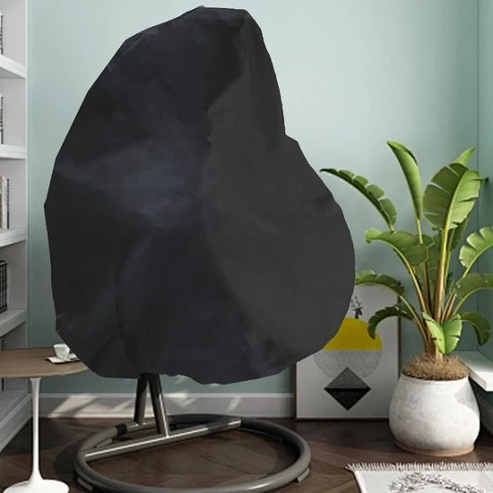 Copertura per sedia a sospensione - fodero impermeabile - nero - 230 x 200 cm