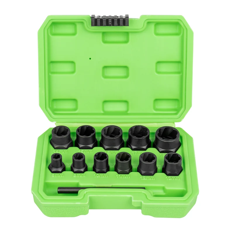 KIT DE BUSSOLE TWIST 3/8" PER L'ESTRAZIONE DI DADI/BULLONI DI SICUREZZA 52962 JBM