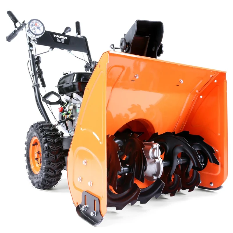 B-WARE Fresa da neve a benzina nera 6,5CV Spazzaneve FUXTEC FX-SF1196