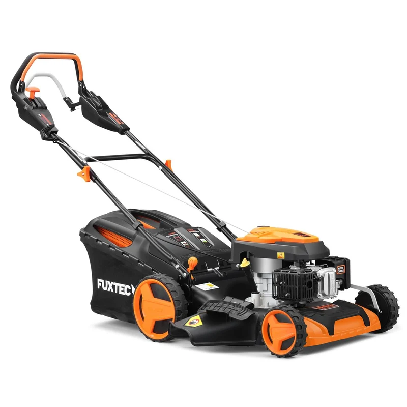B-WARE Tagliaerba Tosaerba benzina semovente velocità variabile FX-RM5196PRO FUXTEC 196cc 4in1 mulching