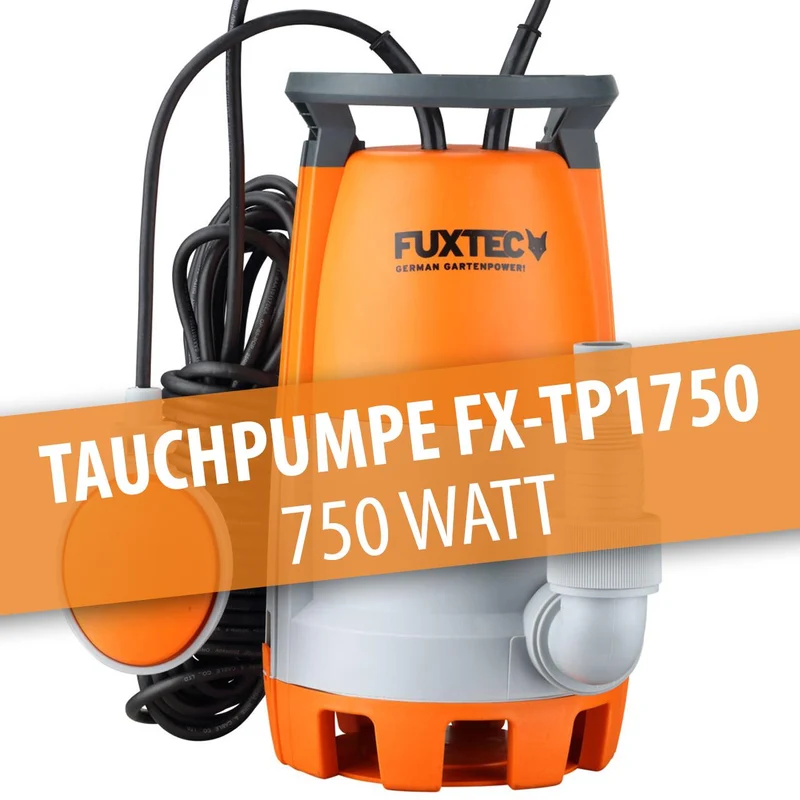 B-WARE Pompa sommersa per acque nere TP1750 FUXTEC