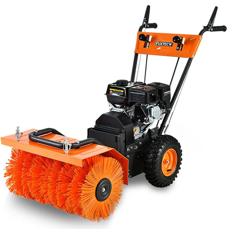 B-WARE Spazzatrice a scoppio spazzaneve 196cc sgombraneve Fuxtec KM196