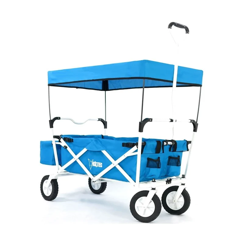 B-WARE Carrello pieghevole FUXTEC TURKIS con tetto apribile JW-76AT