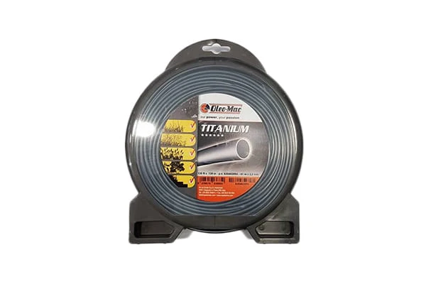 Filo titanium originale Emak, Efco, Oleomac rotondo 3,5 mm, 41 mt per testina decespugliatore