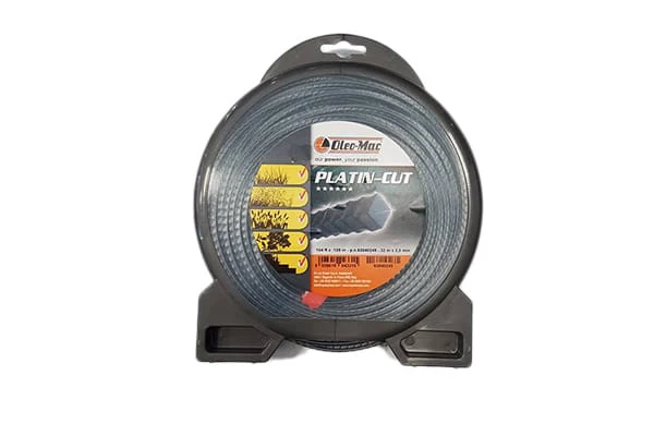 Filo platin cut originale Emak, Efco, Oleomac quadrato seghettato 3,5 mm, 32 metri per testina