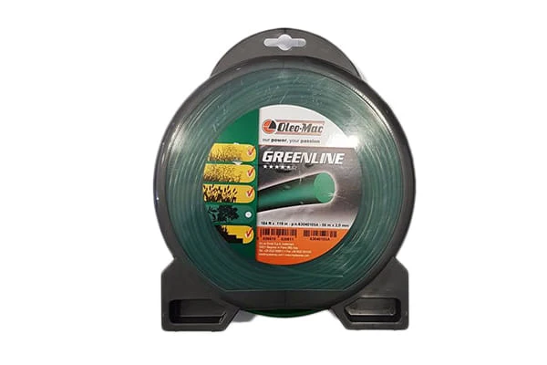 Filo greenline originale Emak, Efco, Oleomac tondo 3,0 mm, 56 metri per testina decespugliatore