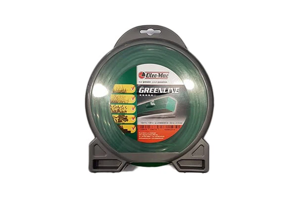 Filo greenline originale Emak, Efco, Oleomac quadrato 3,5 mm, 32 metri per testina decespugliatore