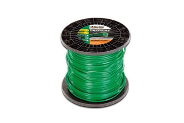 Filo greenline originale Emak, Efco, Oleomac quadrato 3,5 mm, 129 metri per testina decespugliatore