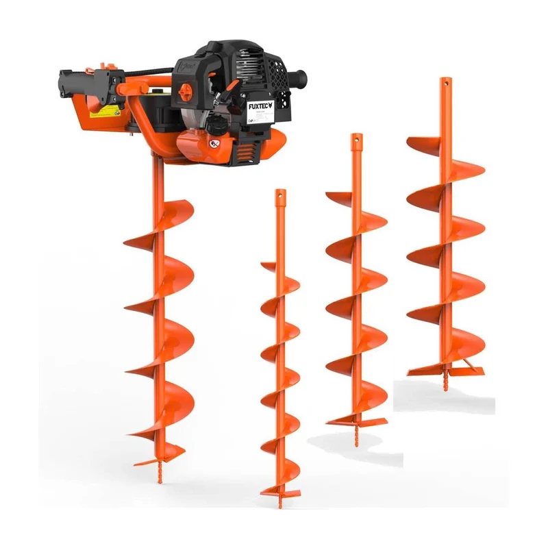 B-WARE Trivella a scoppio Mototrivella incl. attacchi da 100 150 200mm FUXTEC EB152