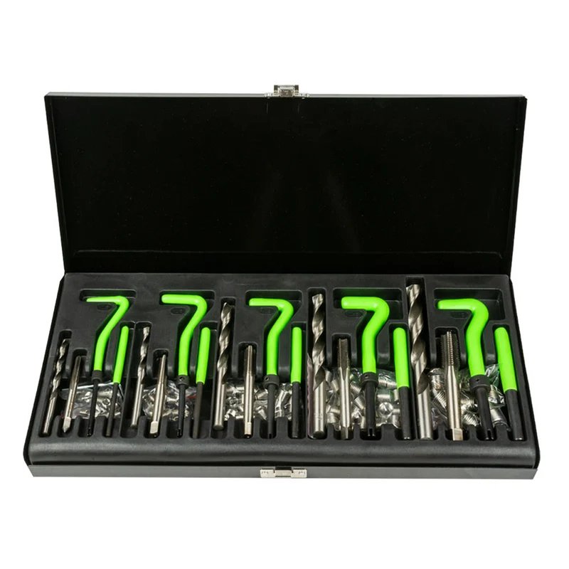 SET DI RIPARAZIONE FILETTI CON INSERTI HELICOIL 115PZ 51896 JBM
