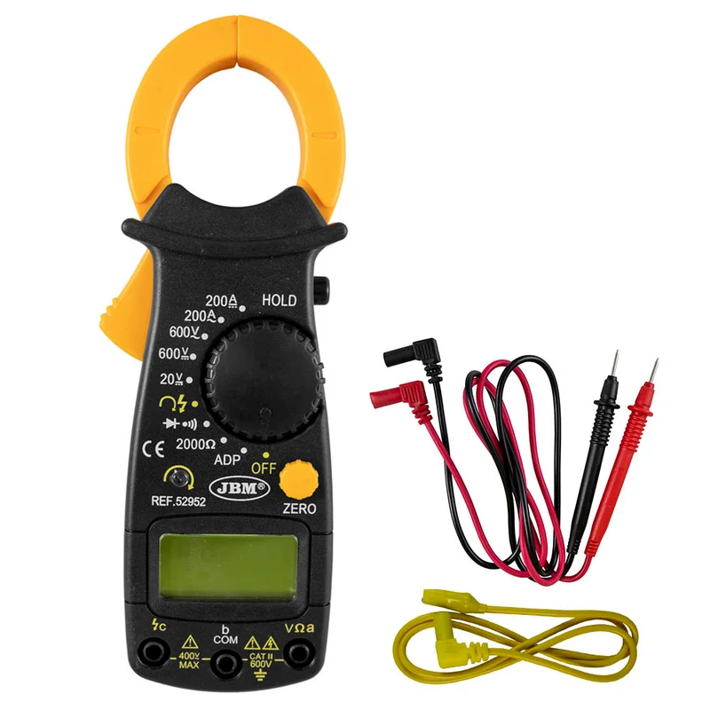 MULTIMETRO CON PINZA AMPEROMETRICA PROFESSIONALE 52952 JBM
