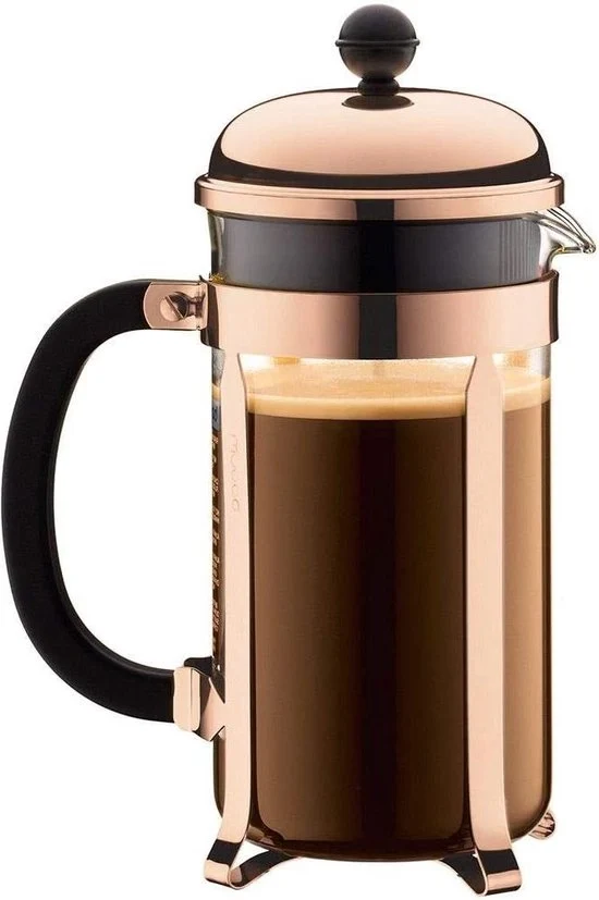 Caffettiera a stantuffo 10 L 34 Oz in rame - Metodo di caffettazione a flusso inverso