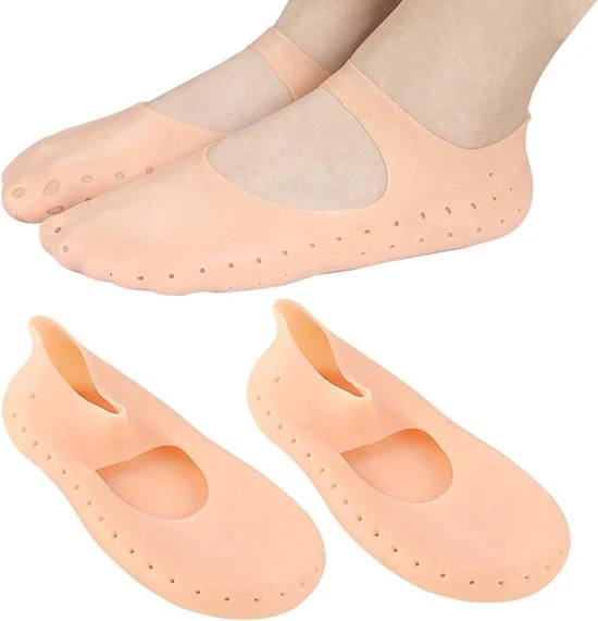 Un paio di calze idratanti in silicone per pedicure - Calze per la notte