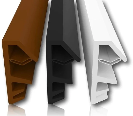 Abitone adesivo - Montaggio semplice - Adatto per finestre e porte - Nero, marrone o bianco - Elastomero termoplastico