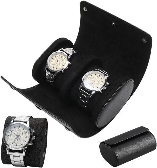 Cassafibbia orologio - Custodia portatile per orologio - 2 tasche