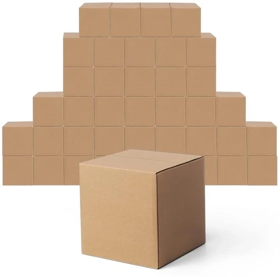 Dozze di cartone rigido - 40 pezzi - Scatole di cartone golf - 6x6x6 pollici