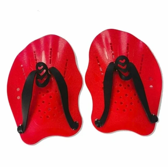 Pedali per nuoto Kracht - Pedali per nuoto regolabili - Pedali per nuoto in silicone - Pedali per allenamento nuoto - Pedali per allenamento forza - Attrezzatura per allenamento nuoto accessori - Adatto per adulti - Unisex - 20x13,5 cm - Rosso - 20*13.5cm