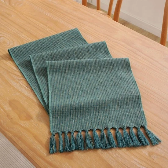 Tavolo da festa rustico con pennelli - Tavolo da festa bohemien - Tavolo da festa manuale con pennelli - Tavolo da festa decorativo per occasioni - 33x305cm