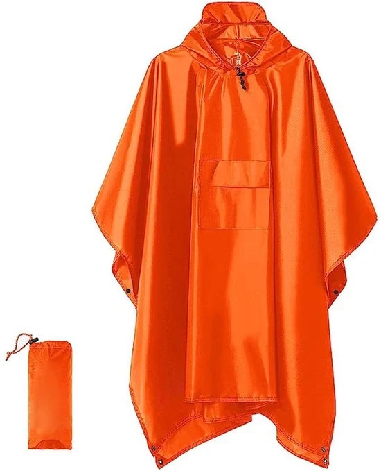 Giubbotto 3 in 1 - Giubbotto con tasche - Impermeabile - Giubbotto - Giubbotto con cappuccio - Unisex - Arancione Modello: 3-in-1 Codice prodotto: 123456