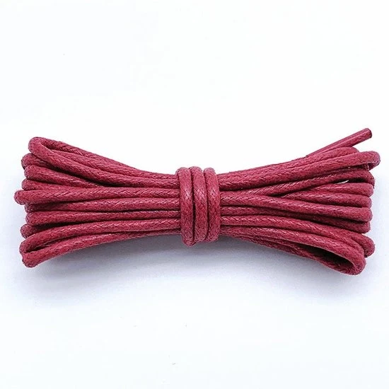 2 paia cordoni in cotone di 100 cm di lunghezza - Cordoni rotondi di 2,5 mm - Cordoni robusti rotondi - Cordoni duraturi - Cordoni per stivali - Cordoni in pelle impermeabili - Per scarpe e stivali eleganti