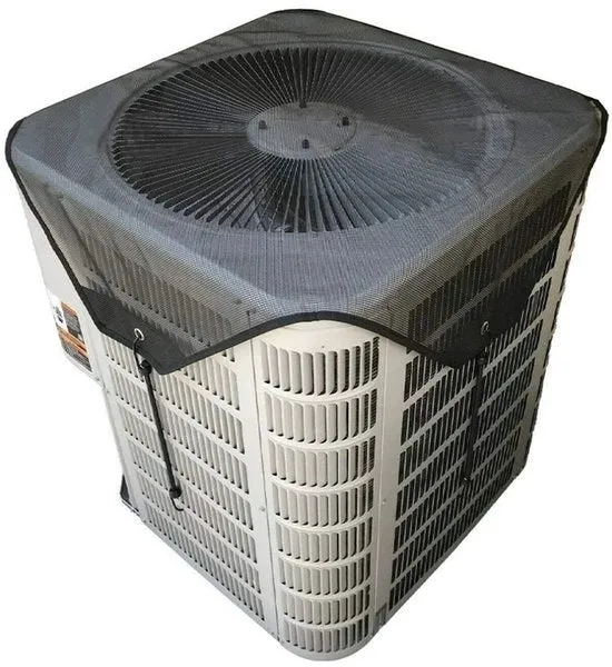 Copertura esterna per unità aria condizionata - Protezione universale esterna AC Defender (rete metallica, 66*66cm) - nero