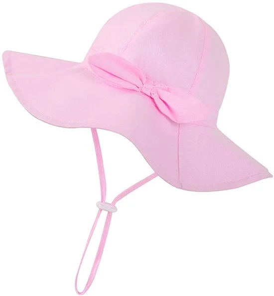 Cappello per bambini - 2 pezzi - Cappello per bambini in età prescolare - Cappello protettivo per bambini con bordo ampio - Cappello in cotone - Cappello emmer - Cappello da bagno - XXL - Adatto per bambini di 4-6 anni