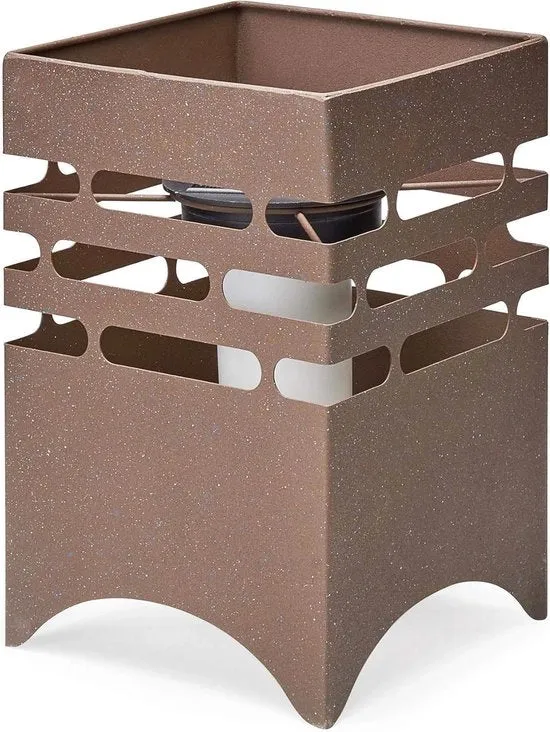 Illuminazione Esterna - Stile Moderno a Finestra di Ruggine - AMARE 9000-1004-01 - Luce Calda Bianca a Effetto Fiamma