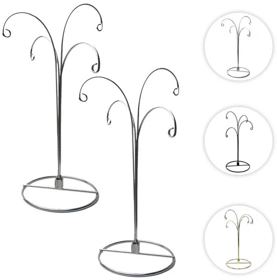 Vetrina a muro con attacco a parete - colore argento - 2 pezzi - materiale metallico - duraturo