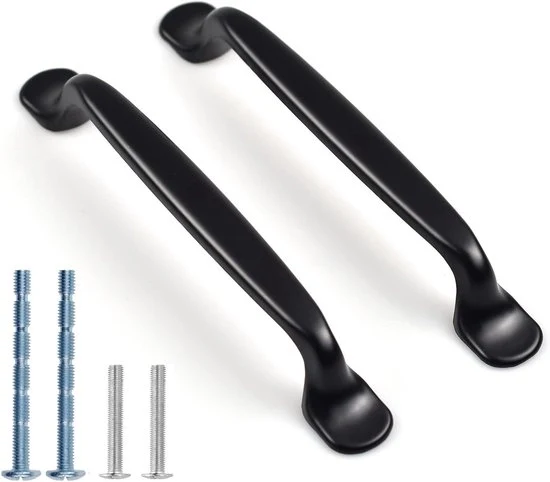 Set di supporti per mobili in alluminio - 12 pezzi - 128 mm