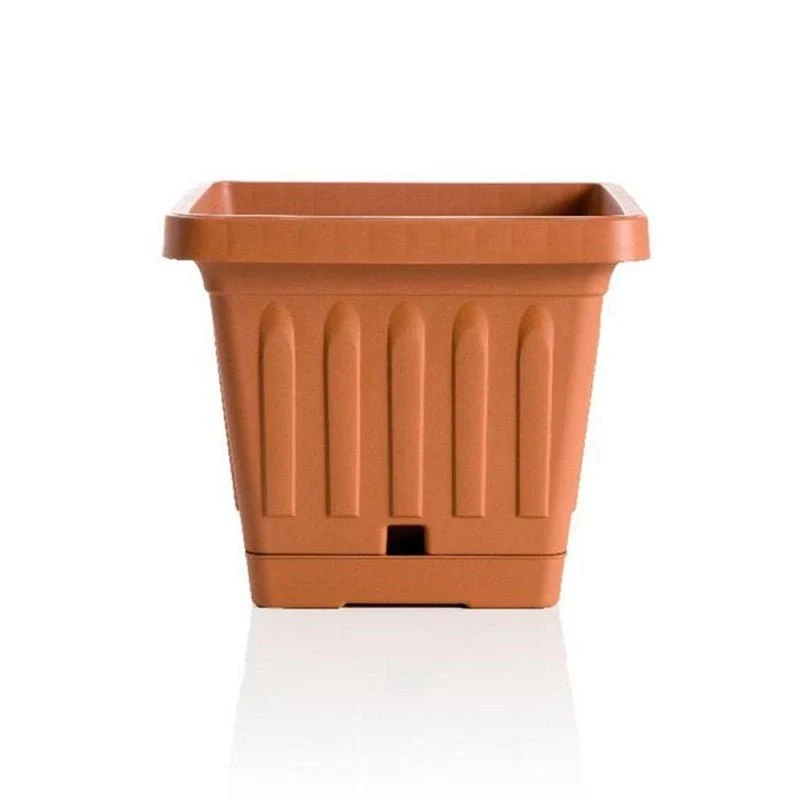 Vaso bama terra quadrato