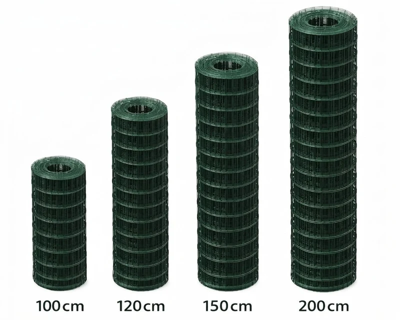 Rete Elettrosaldata Plastificata Verde 25 m per Recinzioni | Xone