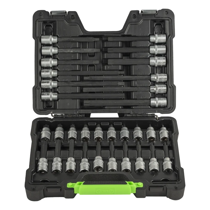 VALIGETTA DI 32 PEZZI CON INSERTI TORX 52605 JBM